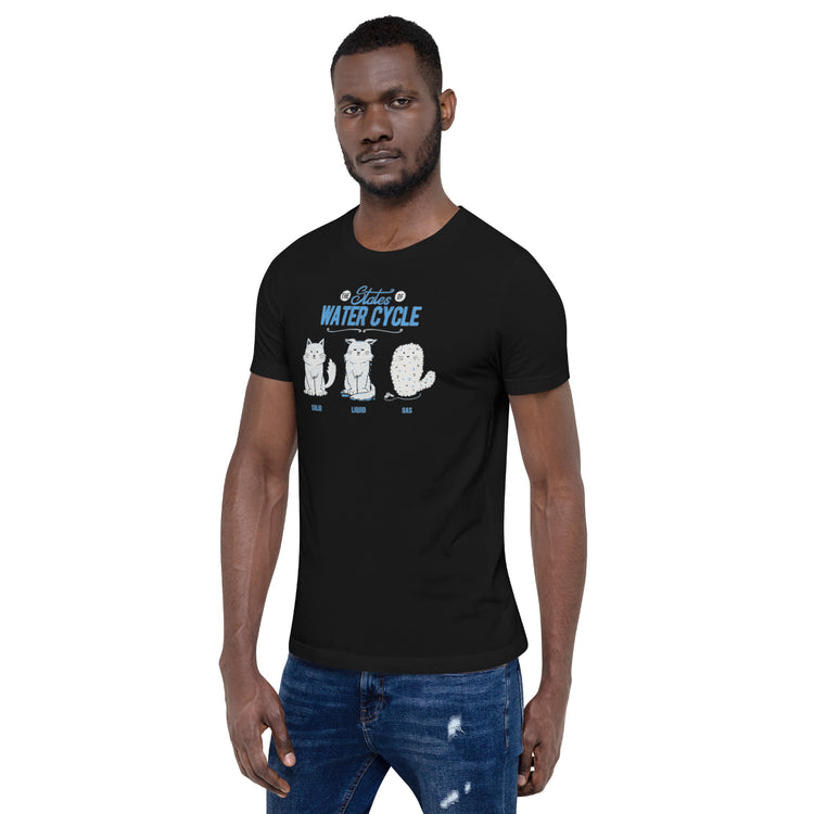 The States of the Water Cycle T-Shirt Geek Nerd Advertise to Meta Animal Patterns Design by Tobe Fonseca