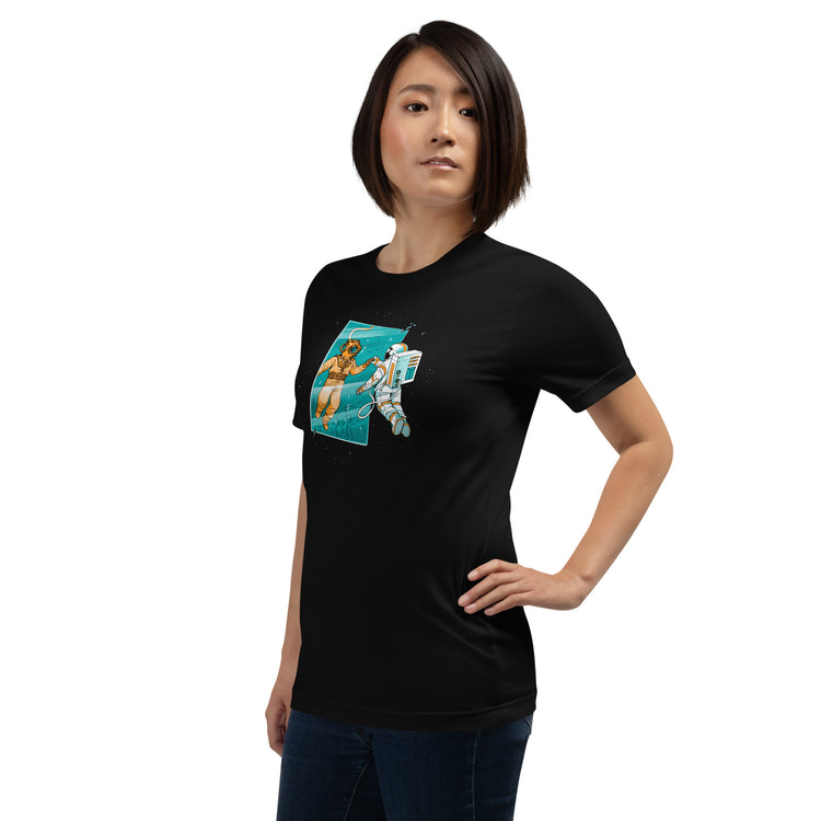 The Other Side of The Mirror T-Shirt Geek Nerd Advertise to Meta Design by Tobe Fonseca FLOW DESC WRITING