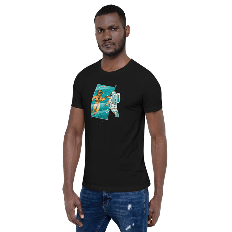 The Other Side of The Mirror T-Shirt Geek Nerd Advertise to Meta Design by Tobe Fonseca FLOW DESC WRITING