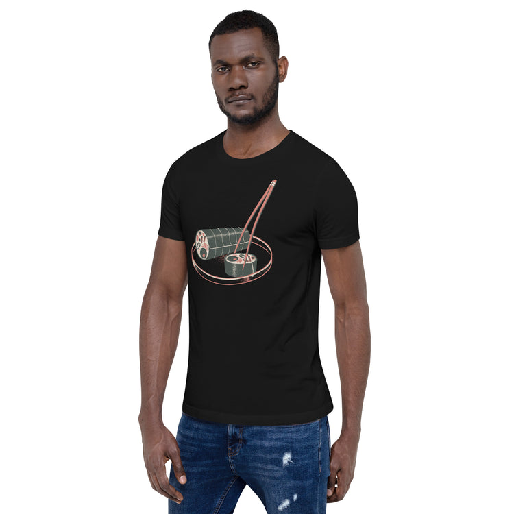 Sushi Cell Science Japanese T-Shirt Geek Nerd Advertise to Meta Design by Tobe Fonseca FLOW DESC WRITING