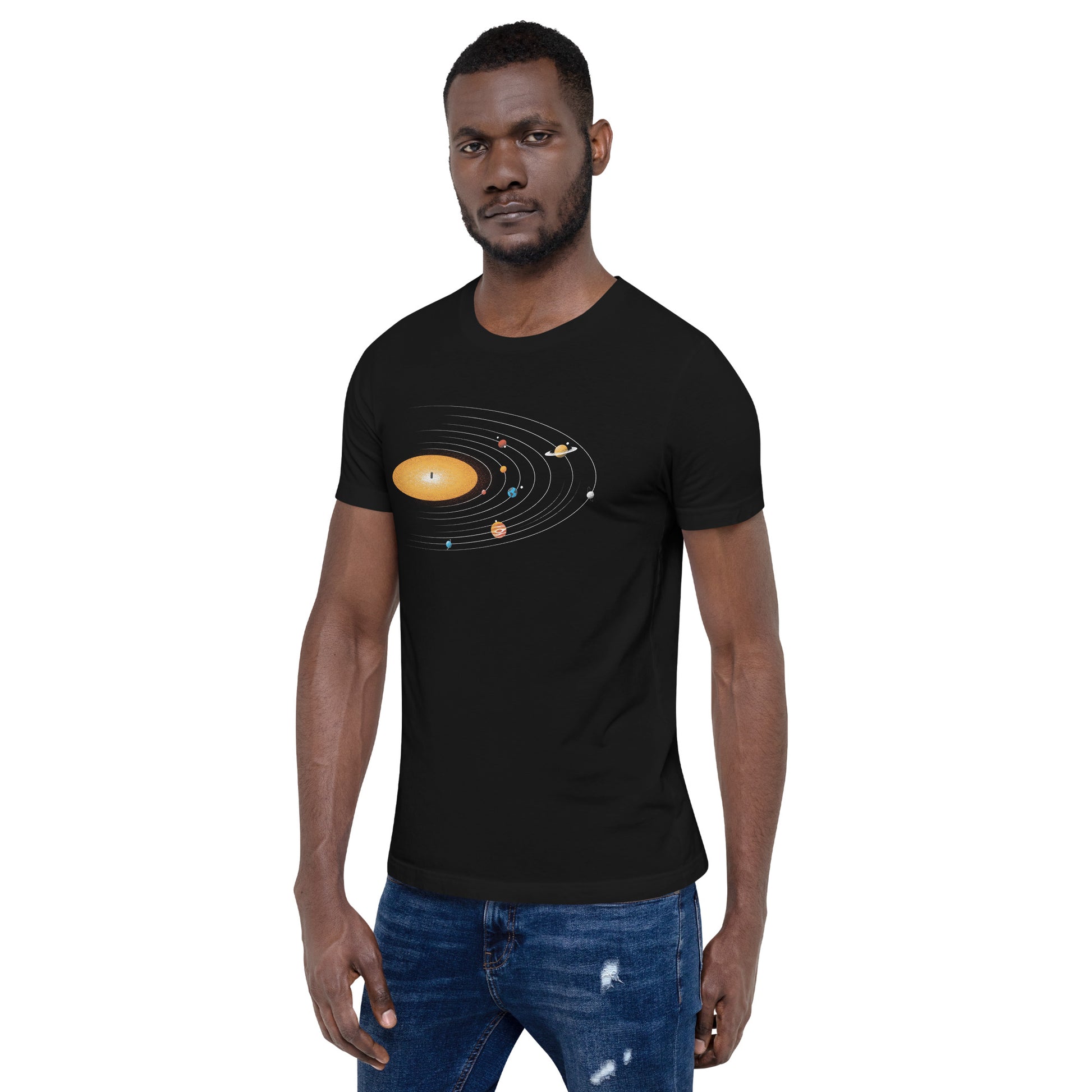 Solar System Vinyl Music T-Shirt 6