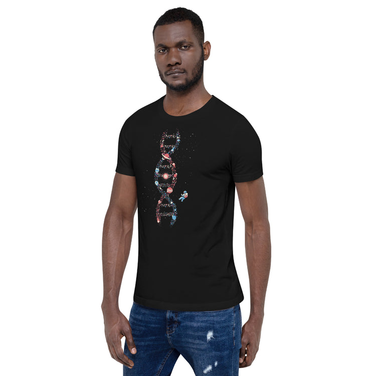 DNA Astronaut Galaxy We Are Stardust T-Shirt Geek Nerd Advertise to Meta Design by Tobe Fonseca FLOW DESC WRITING