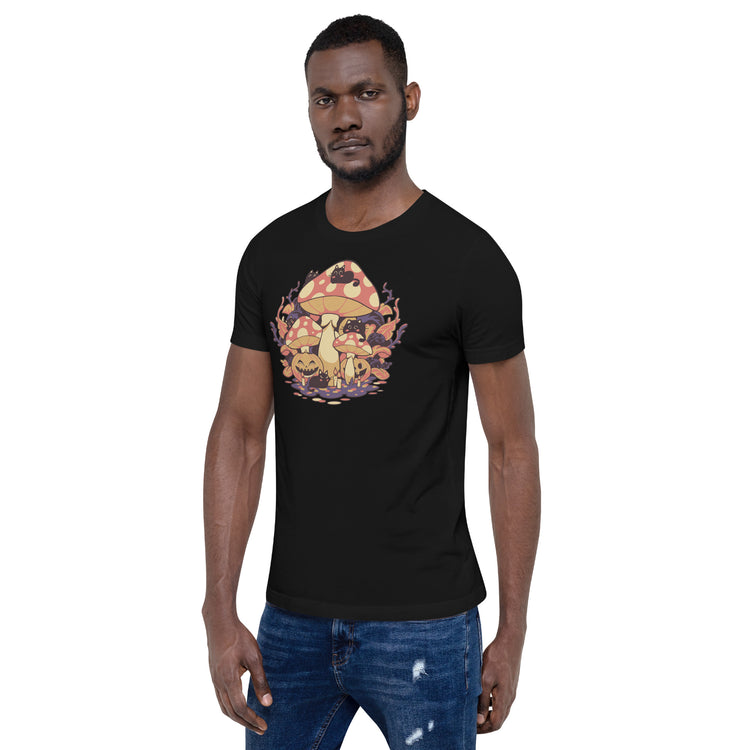 Cogumiaus Halloween Cats T-Shirt Geek Nerd Advertise to Meta Animal Patterns Design by Tobe Fonseca