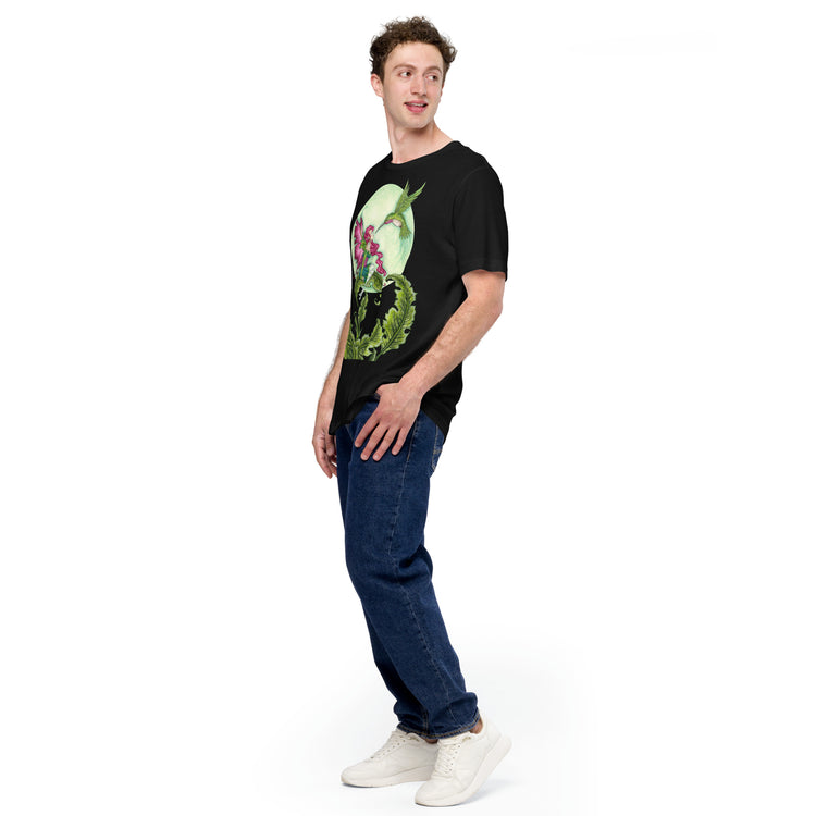Amy Brown Flirting T-Shirt Geek Nerd Advertise to Meta Animal Patterns Design by Amy Brown