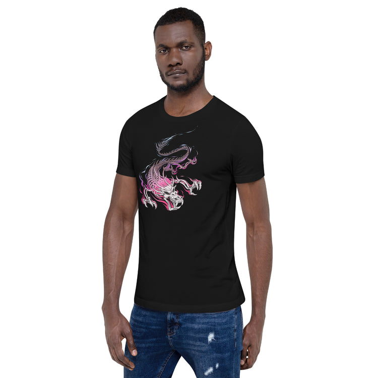 Chinese Skull Dragon T-Shirt Geek Nerd Advertise to Meta Design by Tobe Fonseca Fantasy Prints