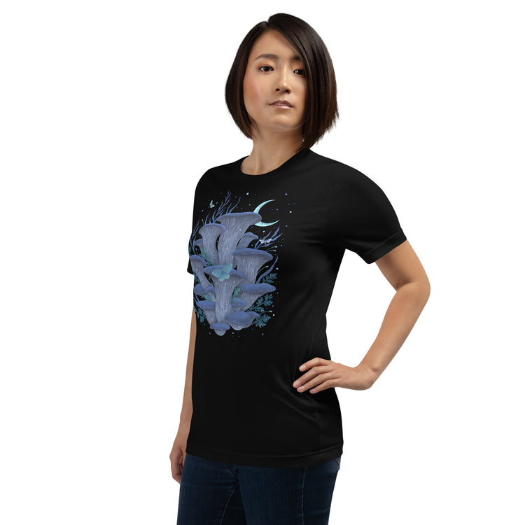 Blue Oyster T-Shirt Geek Nerd Advertise to Meta Design by Episodic Drawing FLOW DESC WRITING