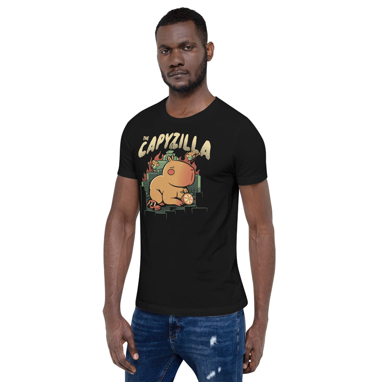 Capyzilla Kawaii Monster T-Shirt Geek Nerd Advertise to Meta Animal Patterns Anime