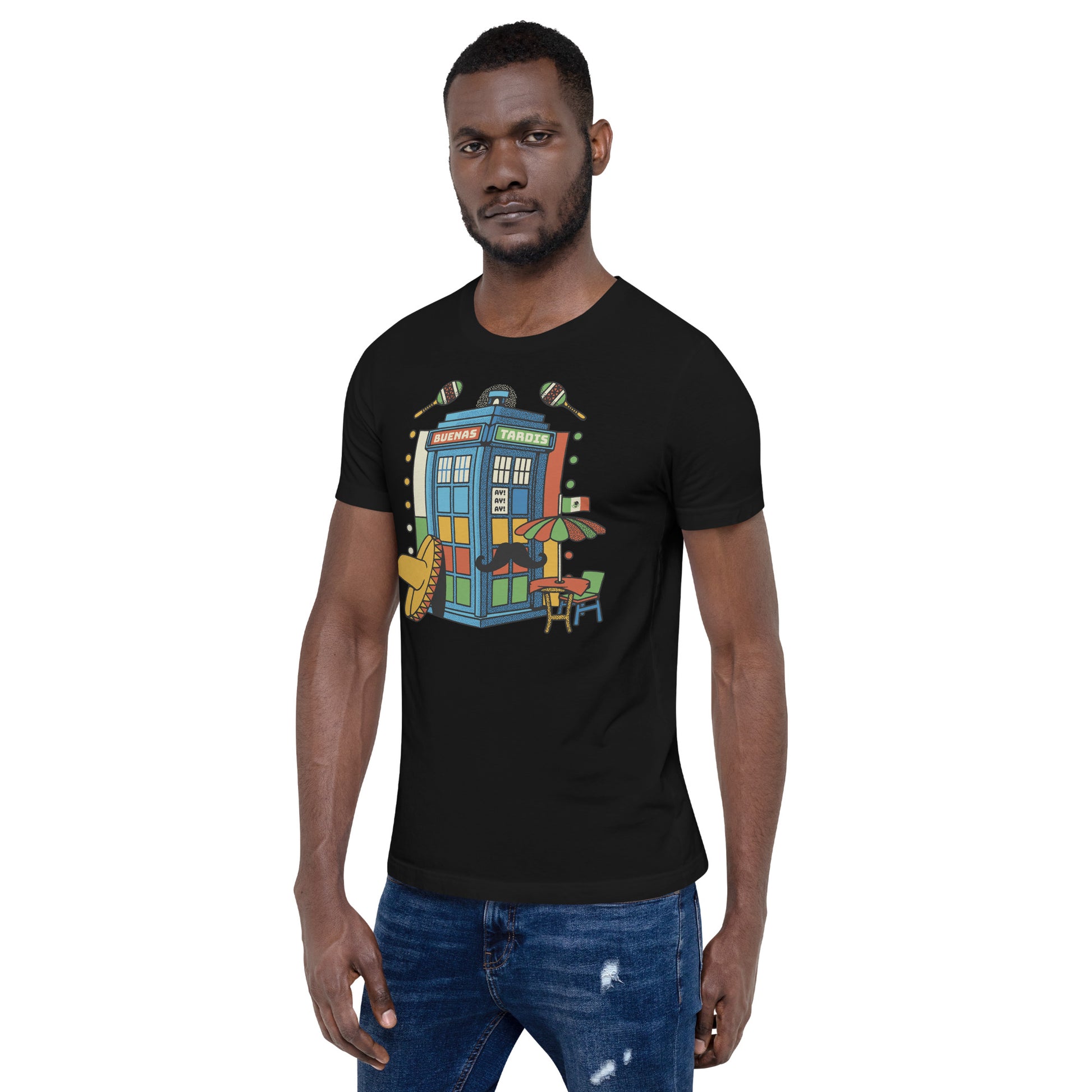 Buenas Tardis Travel Time T-Shirt 5