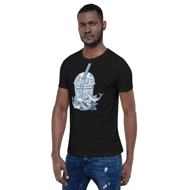 Bubble Sea Funny Drink T-Shirt Geek Nerd Advertise to Meta Design by Tobe Fonseca FLOW DESC WRITING