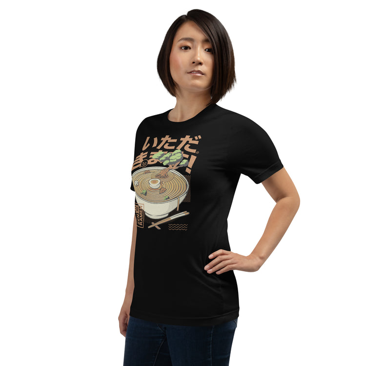 Bonsai Ramen Zen T-Shirt Geek Nerd Advertise to Meta Botany Print Design by Tobe Fonseca