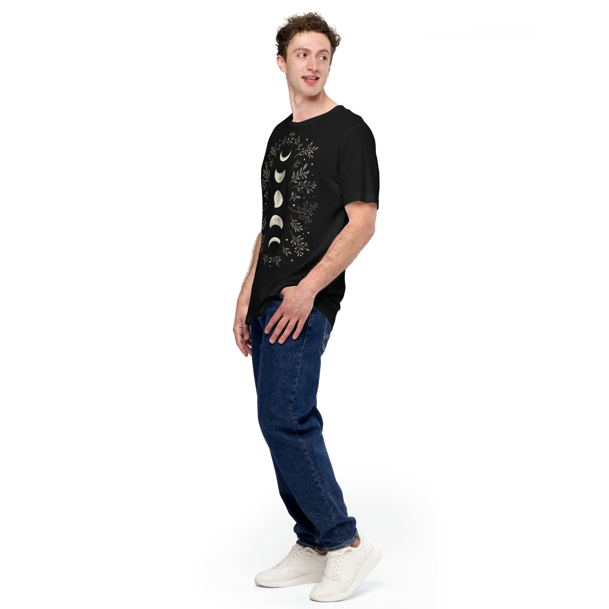 Moonlight Garden Olive T-Shirt 4