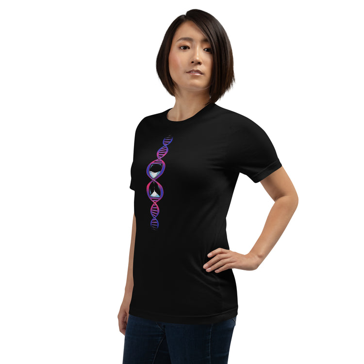 Altered DNA Carbon T-Shirt Geek Nerd Advertise to Meta Design by Tobe Fonseca FLOW DESC WRITING