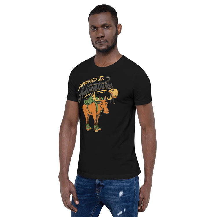 Amoosed by Adventure T-Shirt Geek Nerd Advertise to Meta Animal Patterns Design by Tobe Fonseca