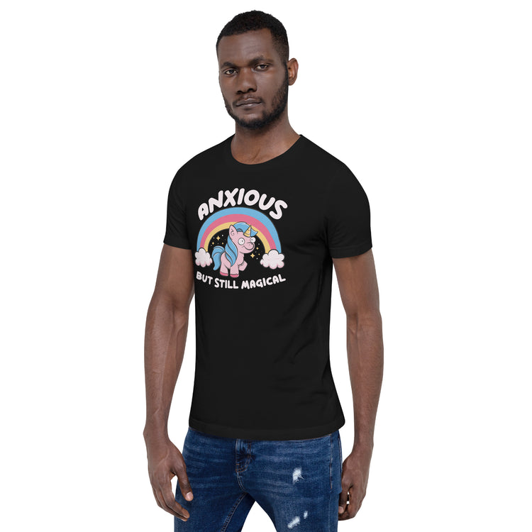 Anxious But Still Magical T-Shirt Geek Nerd Advertise to Meta Design by Tobe Fonseca Fantasy Prints