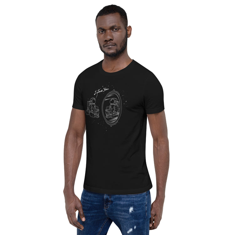 Astronaut I Love You T-Shirt Geek Nerd Advertise to Meta Design by Tobe Fonseca FLOW DESC WRITING