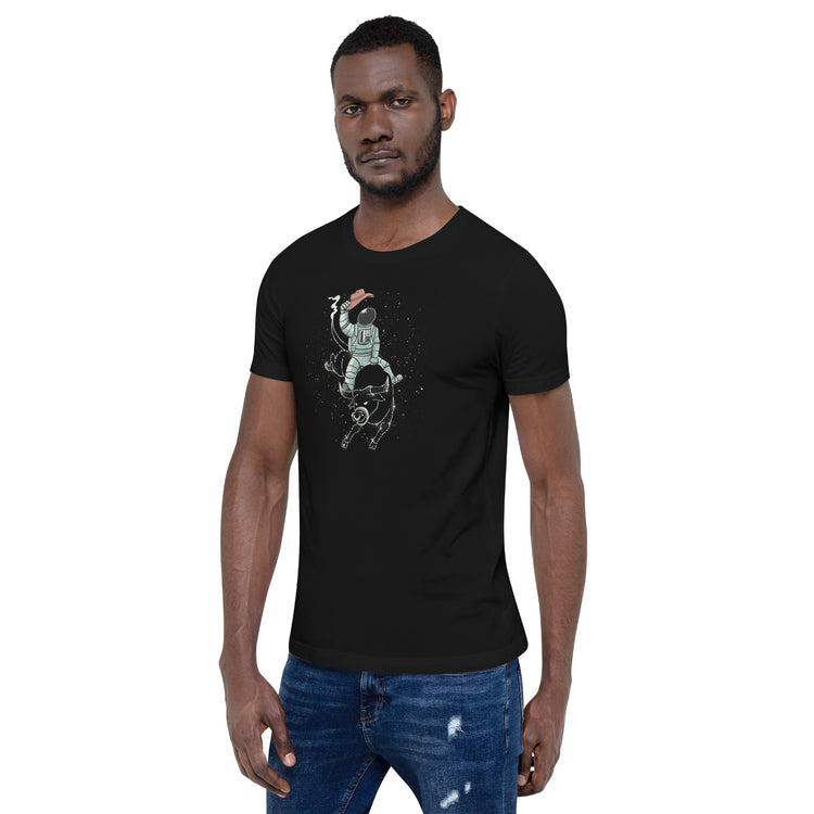 Astronaut Space Cowboy T-Shirt Geek Nerd Advertise to Meta Design by Tobe Fonseca outer space & astronaut print