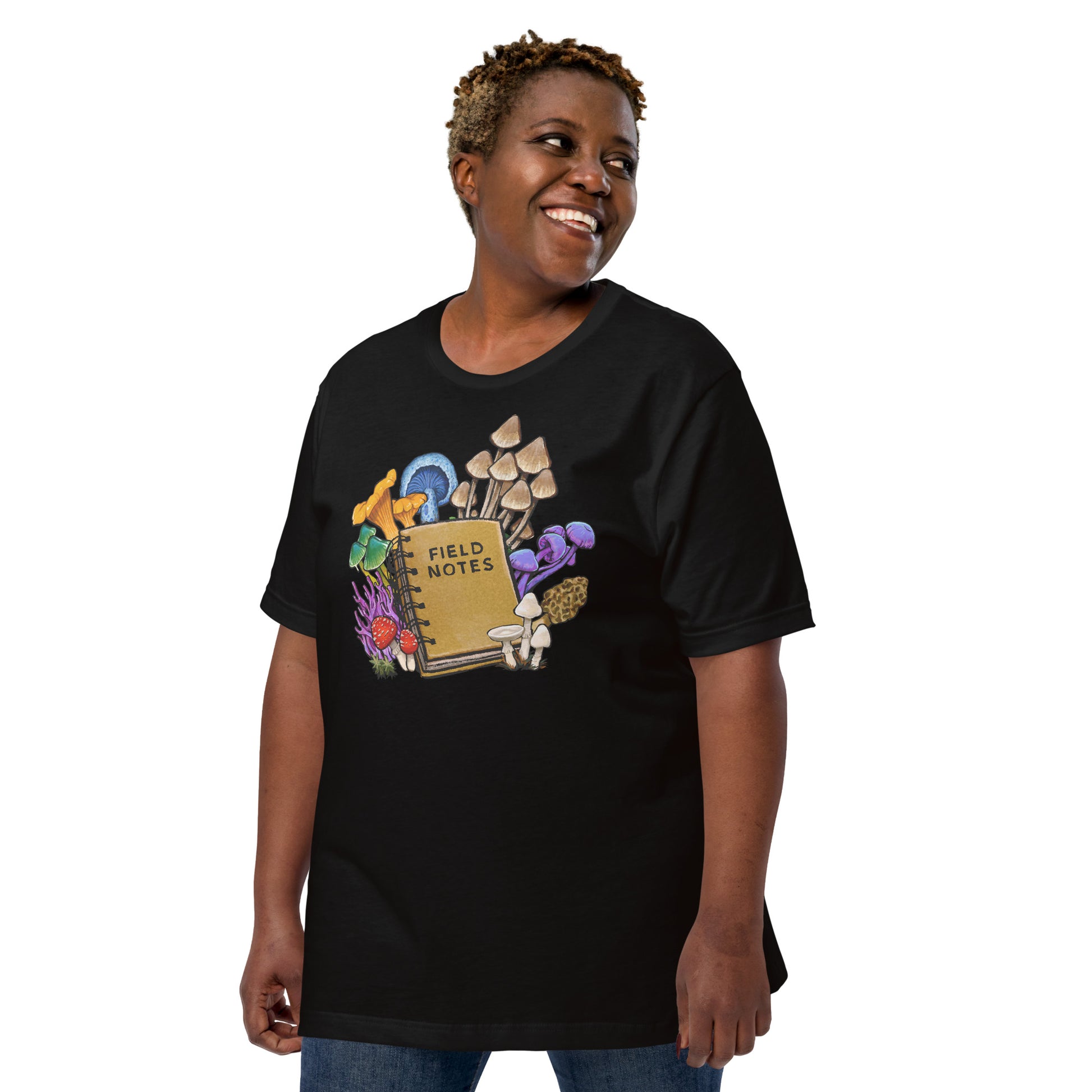 Mushroom Field Notes T-Shirt 4