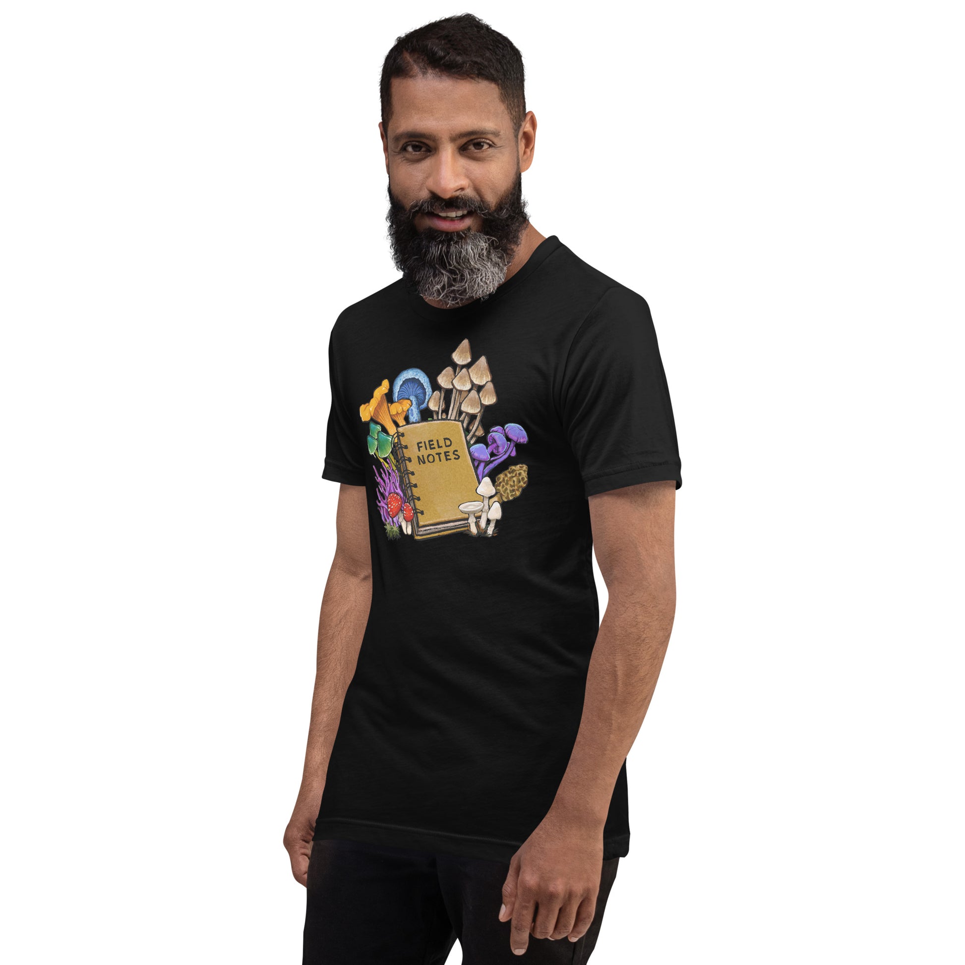 Mushroom Field Notes T-Shirt 5