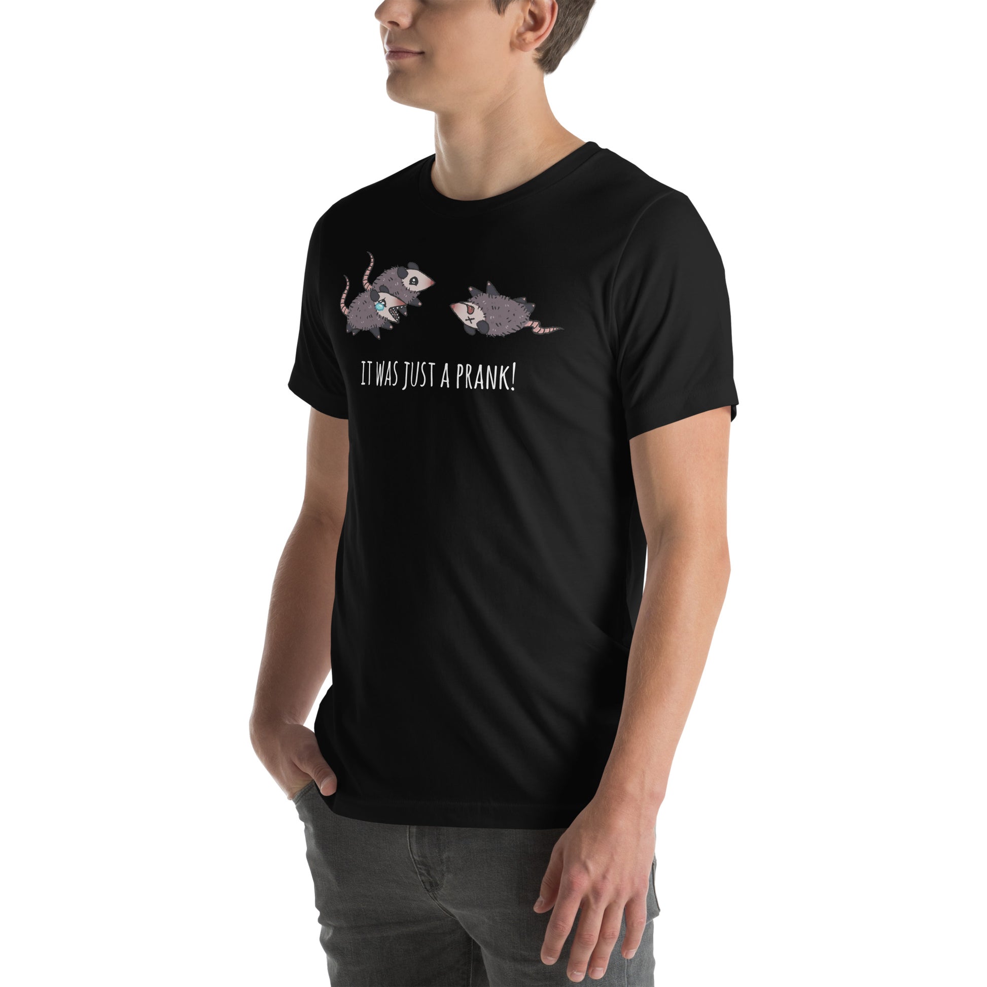 It Was Just A Prank Possum T-Shirt 5