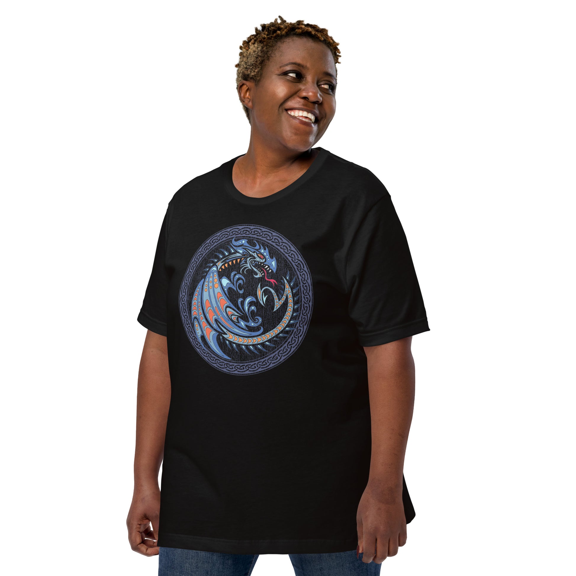 Tribal Dragon Crest T-Shirt 5