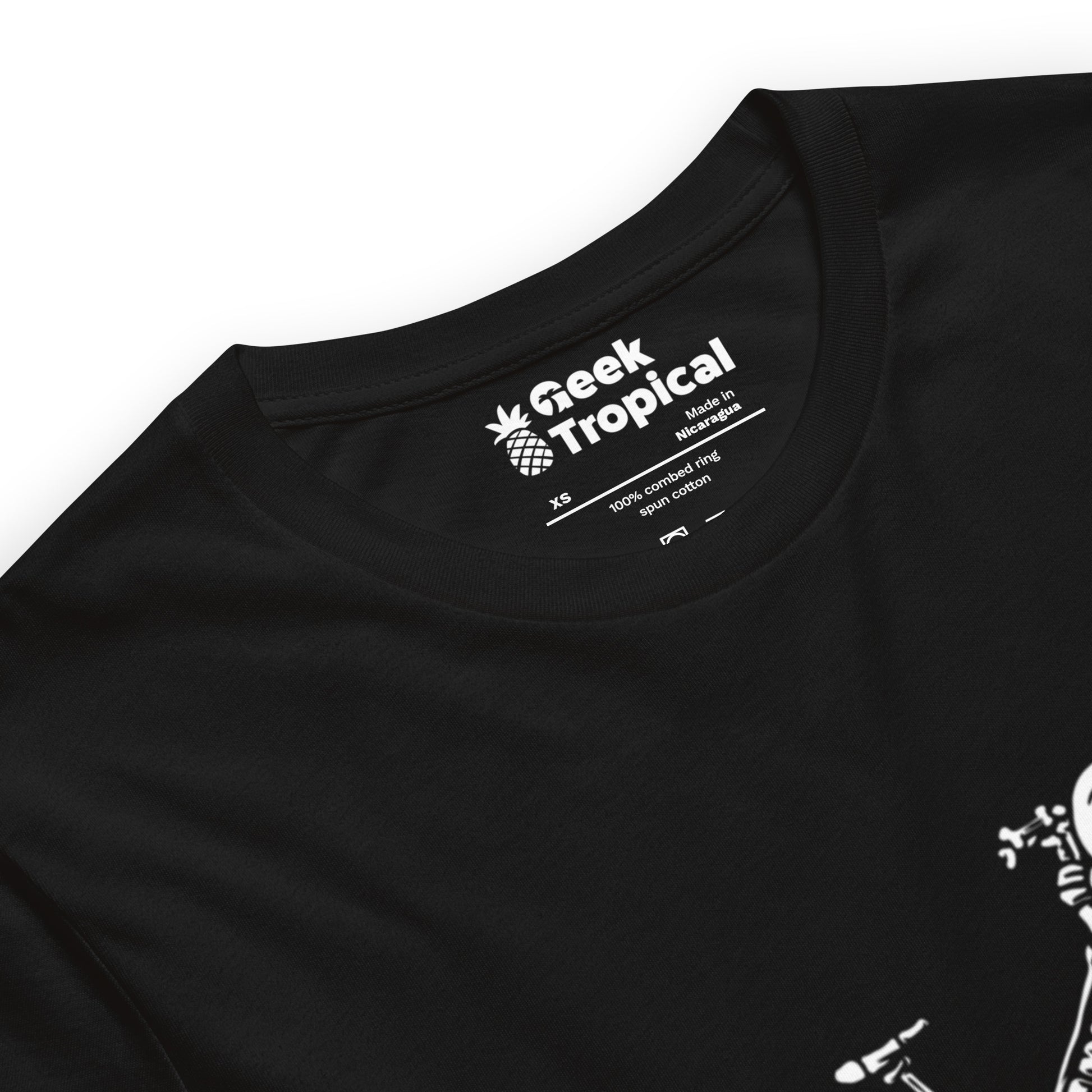 Ride or Die Skeleton Bike T-Shirt Geek Nerd Design by Tobe Fonseca FLOW DESC WRITING Funny Prints