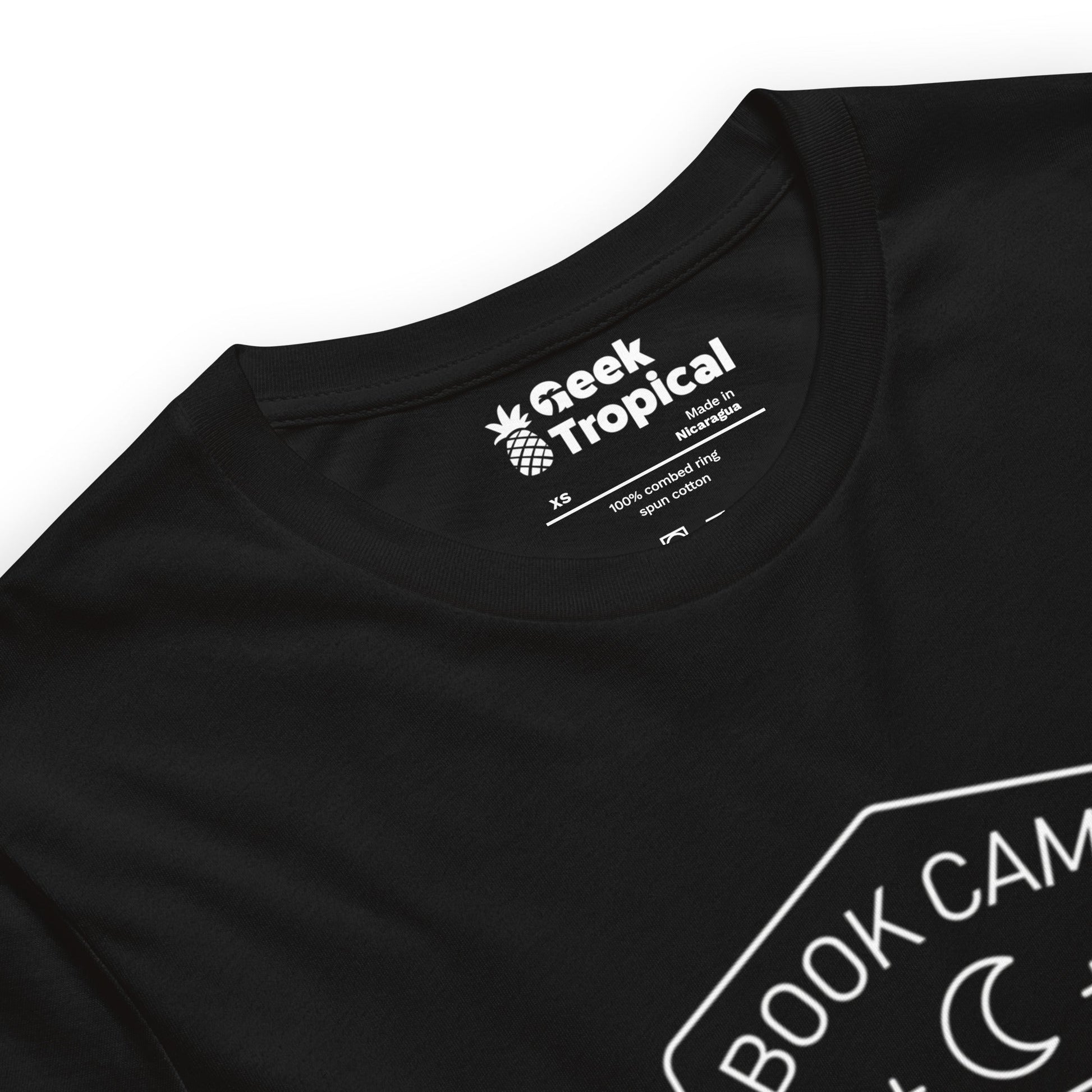 Book Camp T-Shirt Geek Nerd Book Prints Design by Tobe Fonseca FLOW DESC WRITING