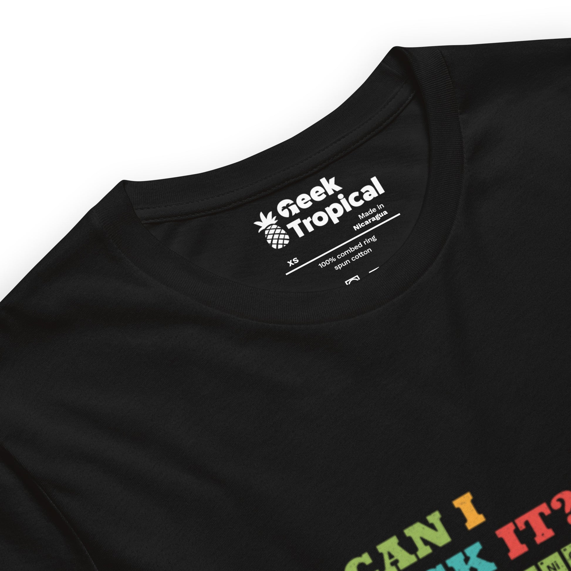 Can I Lick It Periodic Table T-Shirt Geek Nerd Design by Tobe Fonseca FLOW DESC WRITING Funny Prints