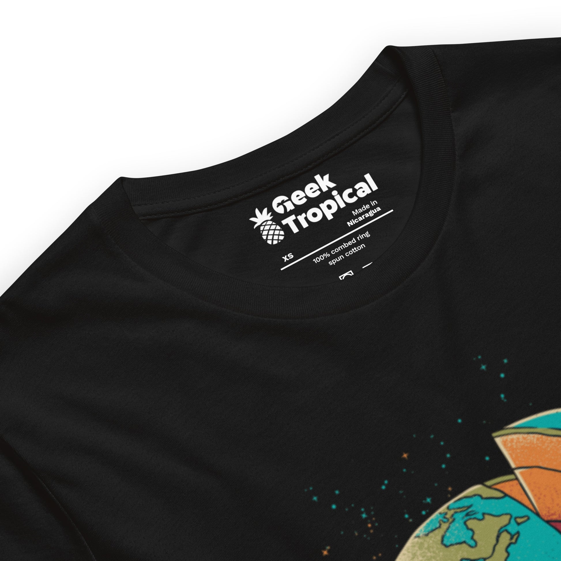 Earth Crust Cake T-Shirt Geek Nerd Design by Tobe Fonseca FLOW DESC WRITING Funny Prints