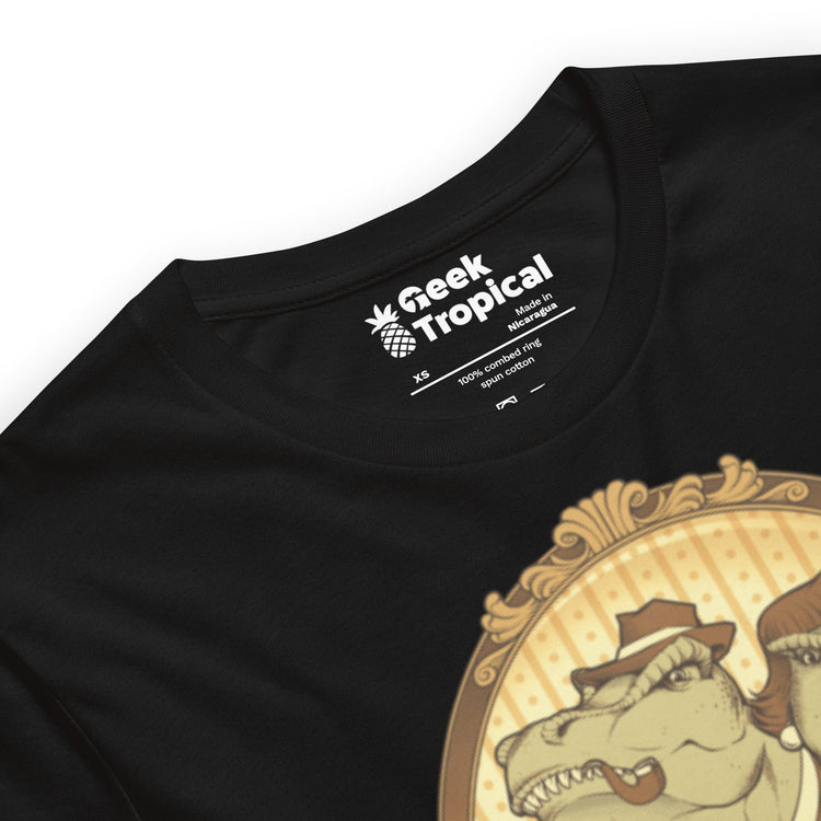 T - rex Family Portrait T-Shirt Geek Nerd