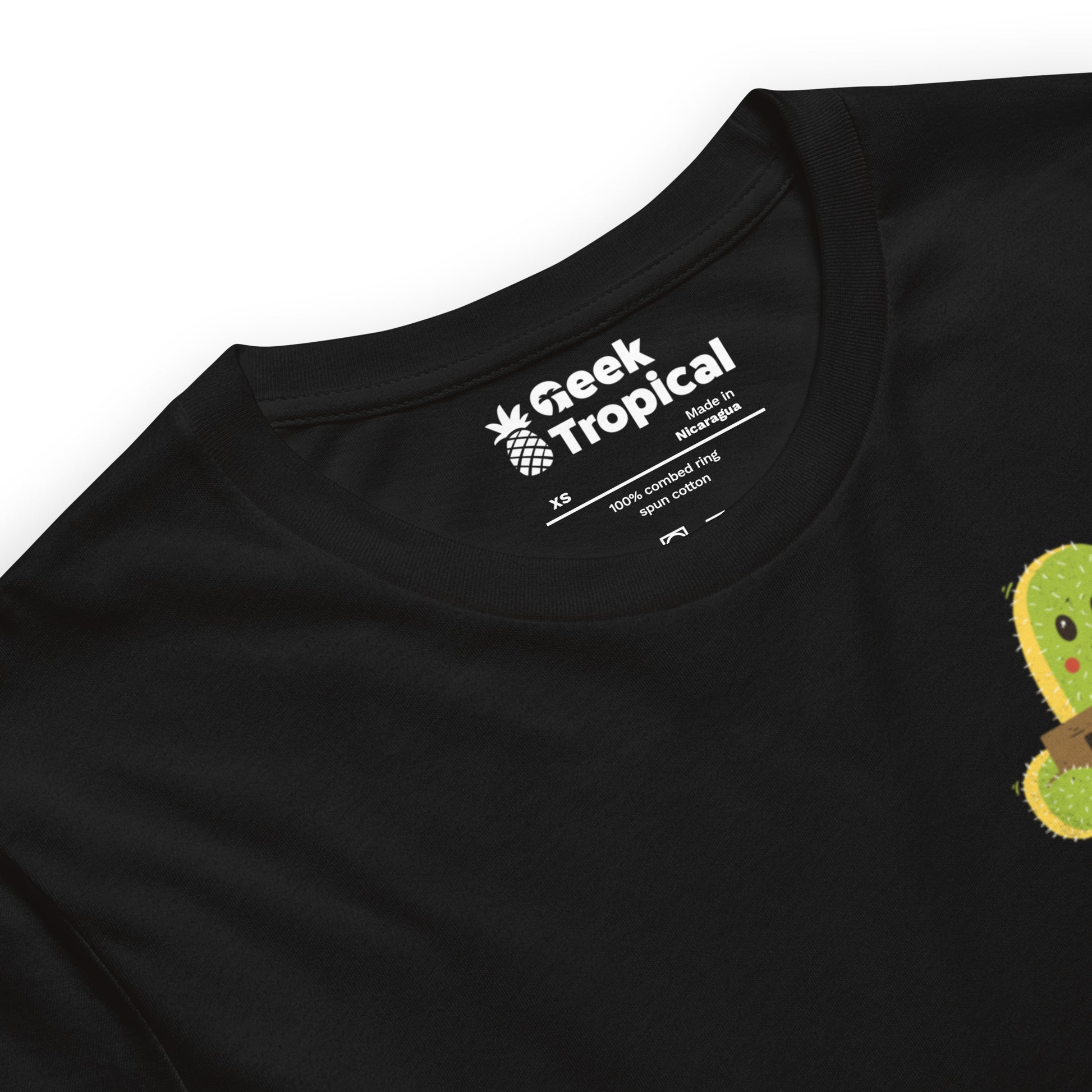 Free Hugs Cactus T-Shirt Geek Nerd All Adult Button Up Shirts Botany Print Design by Tobe Fonseca