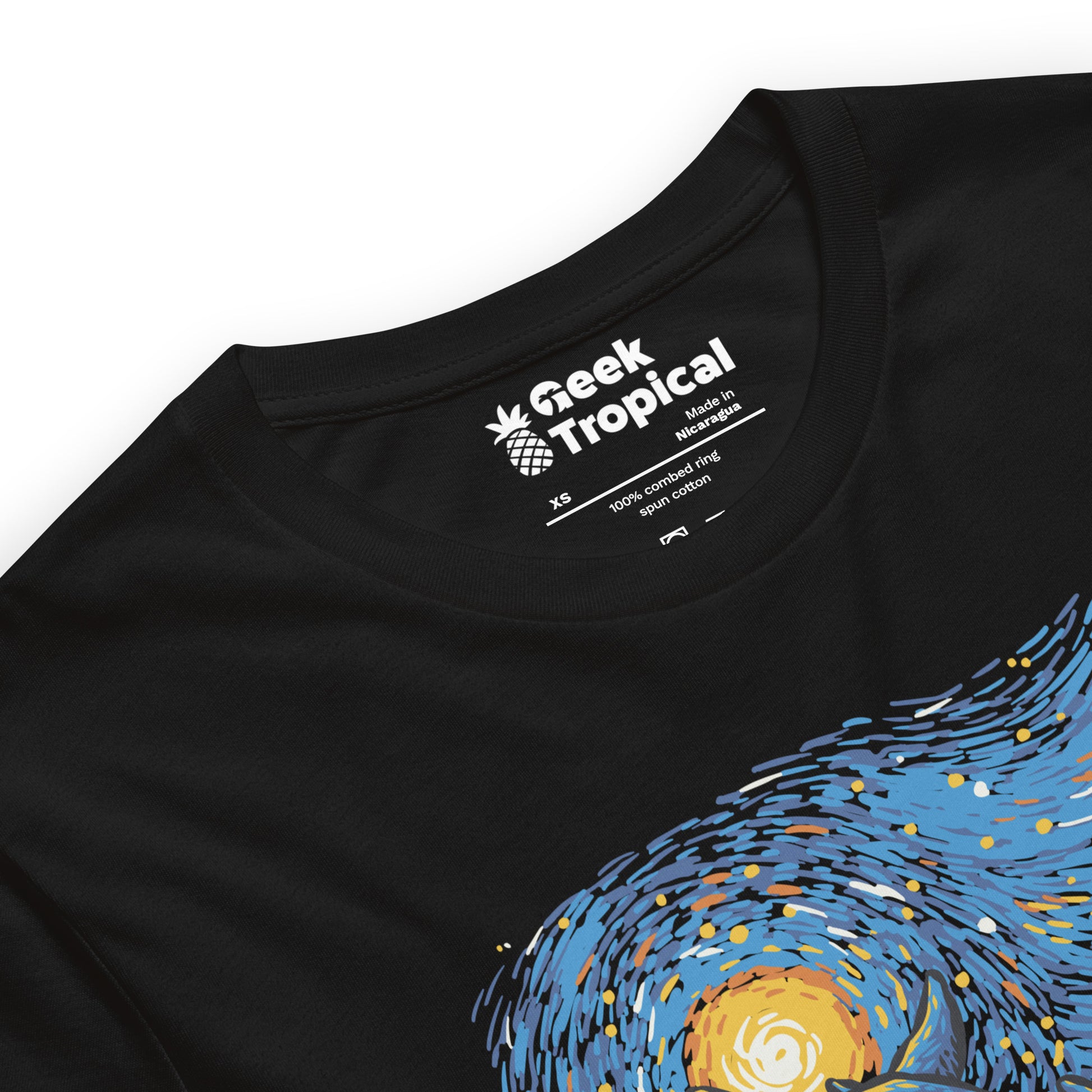 Starry Sky Sea Manta Ray T-Shirt Geek Nerd Advertise to Meta Animal Patterns Design by Tobe Fonseca