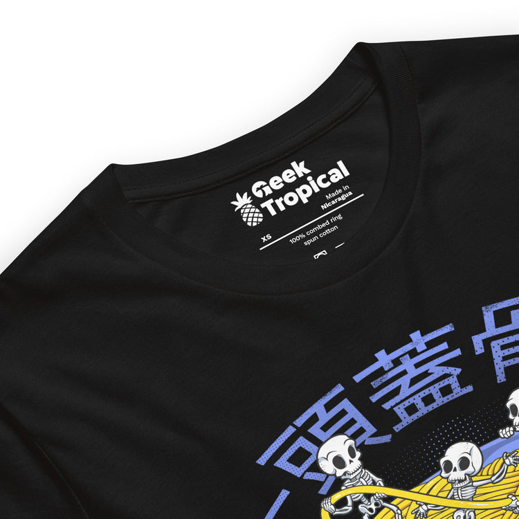 Kawaii Anime Skull Shirt Japanese Skeleton T-Shirt Geek Nerd Advertise to Meta Anime Design by Tobe Fonseca