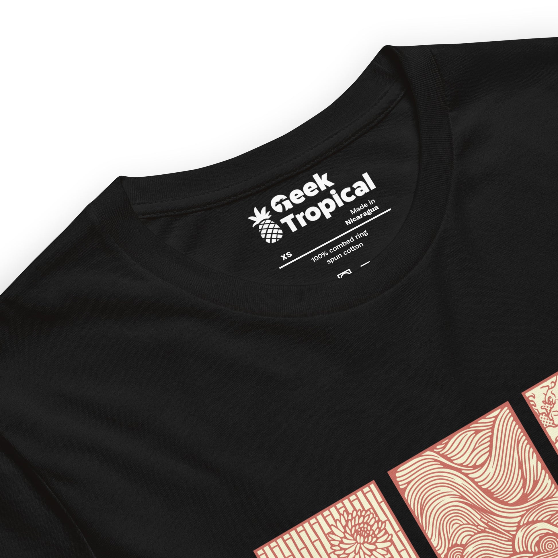 Japanese Samurai Kanagawa Wave T-Shirt Geek Nerd Advertise to Meta Anime Design by Tobe Fonseca