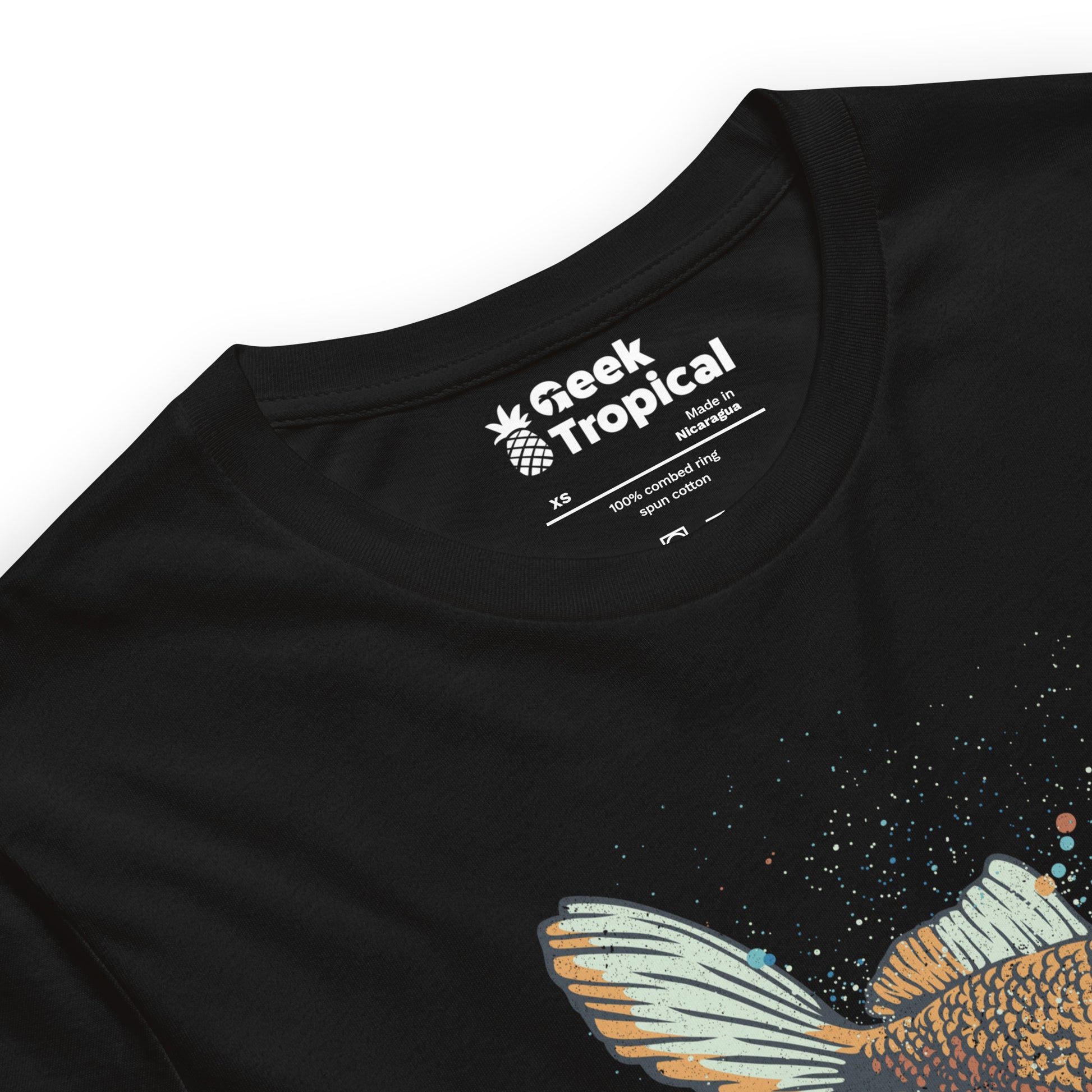 Golden Fish Scuba Diver T-Shirt Geek Nerd Advertise to Meta Animal Patterns Design by Tobe Fonseca