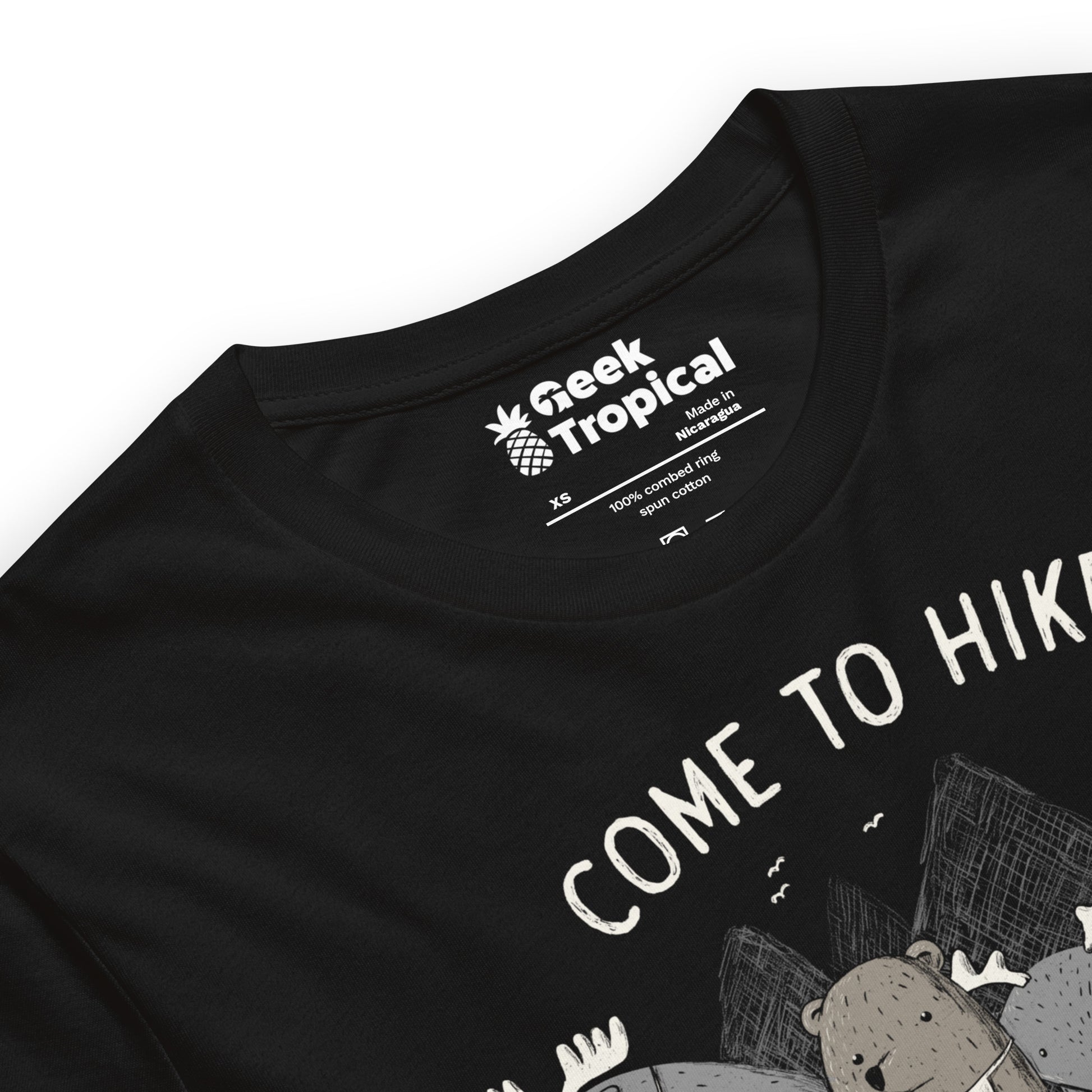 Come to Hike! The Animals Are Hungry T-Shirt Geek Nerd Advertise to Meta Design by Tobe Fonseca FLOW DESC WRITING