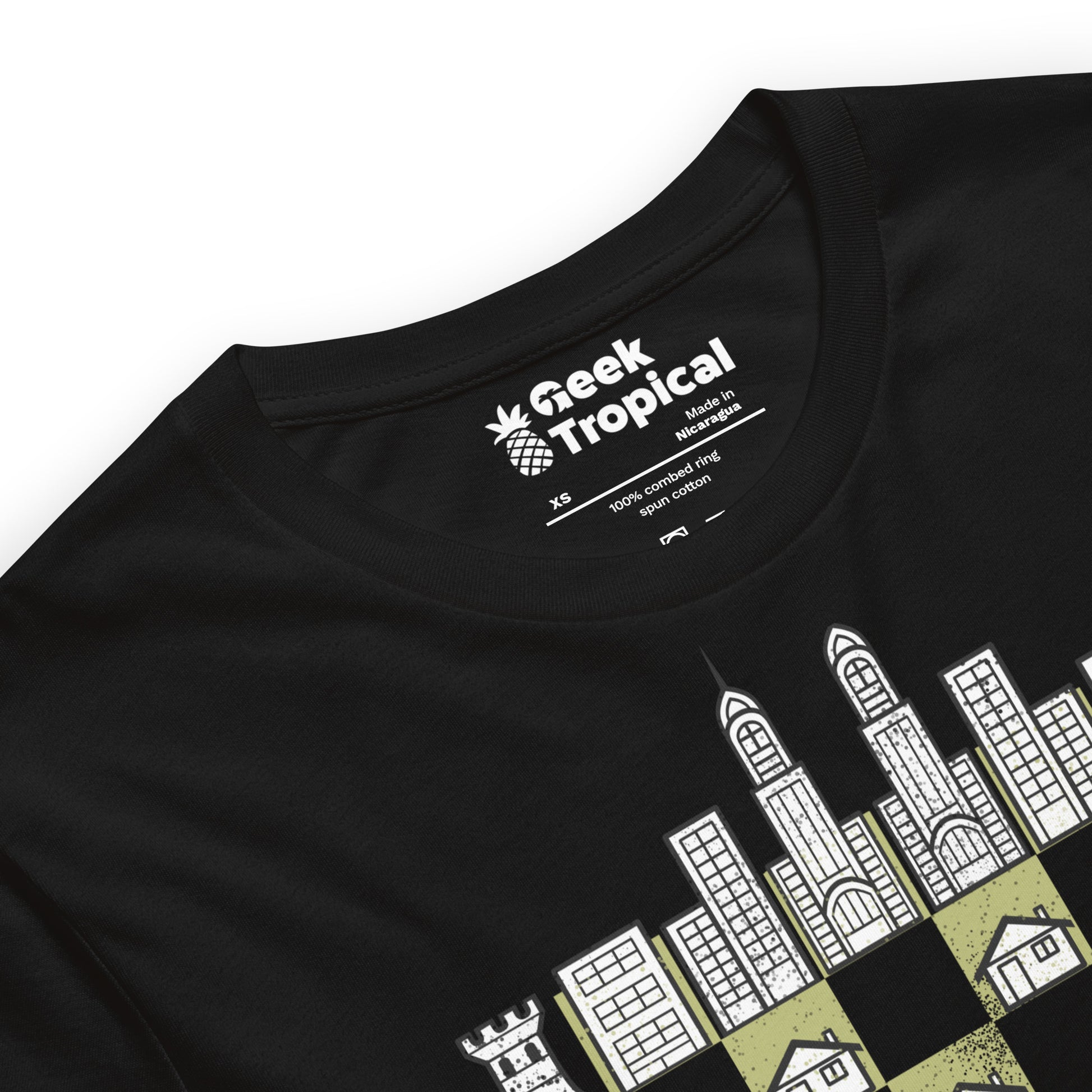 City Forest Chess Vintage Game T-Shirt Geek Nerd Advertise to Meta board game print Botany Print