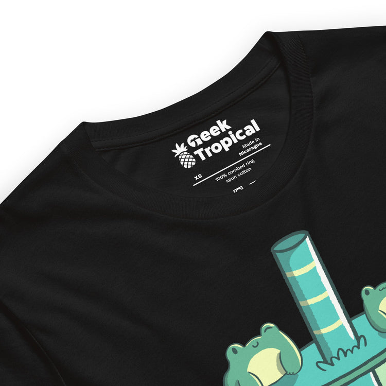 Bubble Toad T-Shirt Geek Nerd Advertise to Meta Animal Patterns Design by Tobe Fonseca