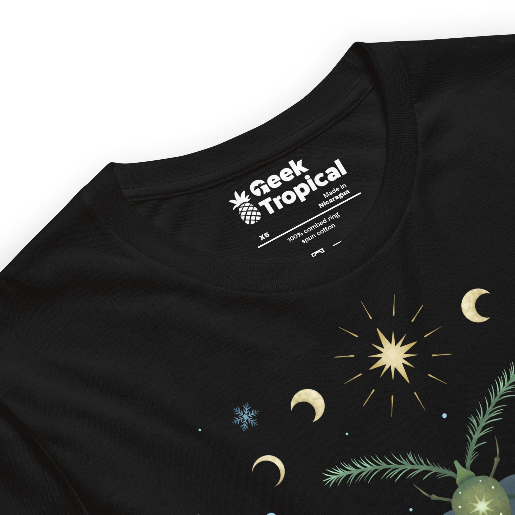 Christmas Moth T-Shirt Geek Nerd Advertise to Meta Animal Patterns Christmas Print