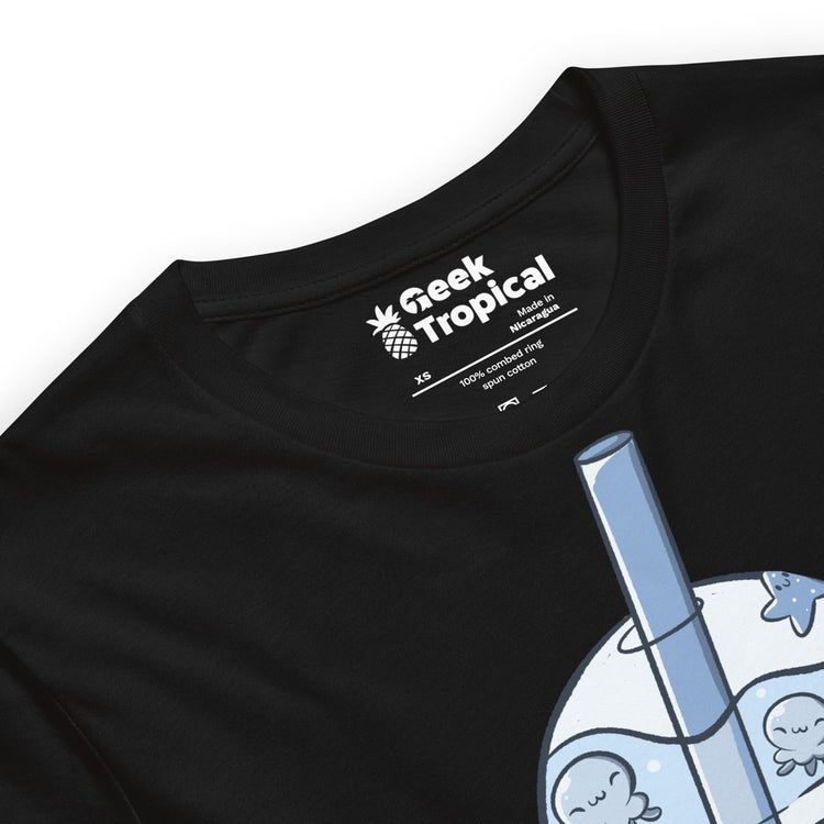 Bubble Sea Funny Drink T-Shirt Geek Nerd Advertise to Meta Design by Tobe Fonseca FLOW DESC WRITING