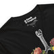 Breathing Spring Flower Lungs Black T-Shirt Geek Nerd Advertise to Meta Botany Print Design by Tobe Fonseca