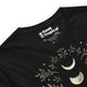 Moonlight Garden Olive T-Shirt Geek Nerd Advertise to Meta Botany Print Design by Episodic Drawing