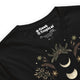 Moonlight Garden Winter Brown T-Shirt Geek Nerd Advertise to Meta Botany Print Design by Episodic Drawing