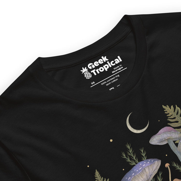 Mushroom Cover T-Shirt Geek Nerd Advertise to Meta Book Prints Botany Print