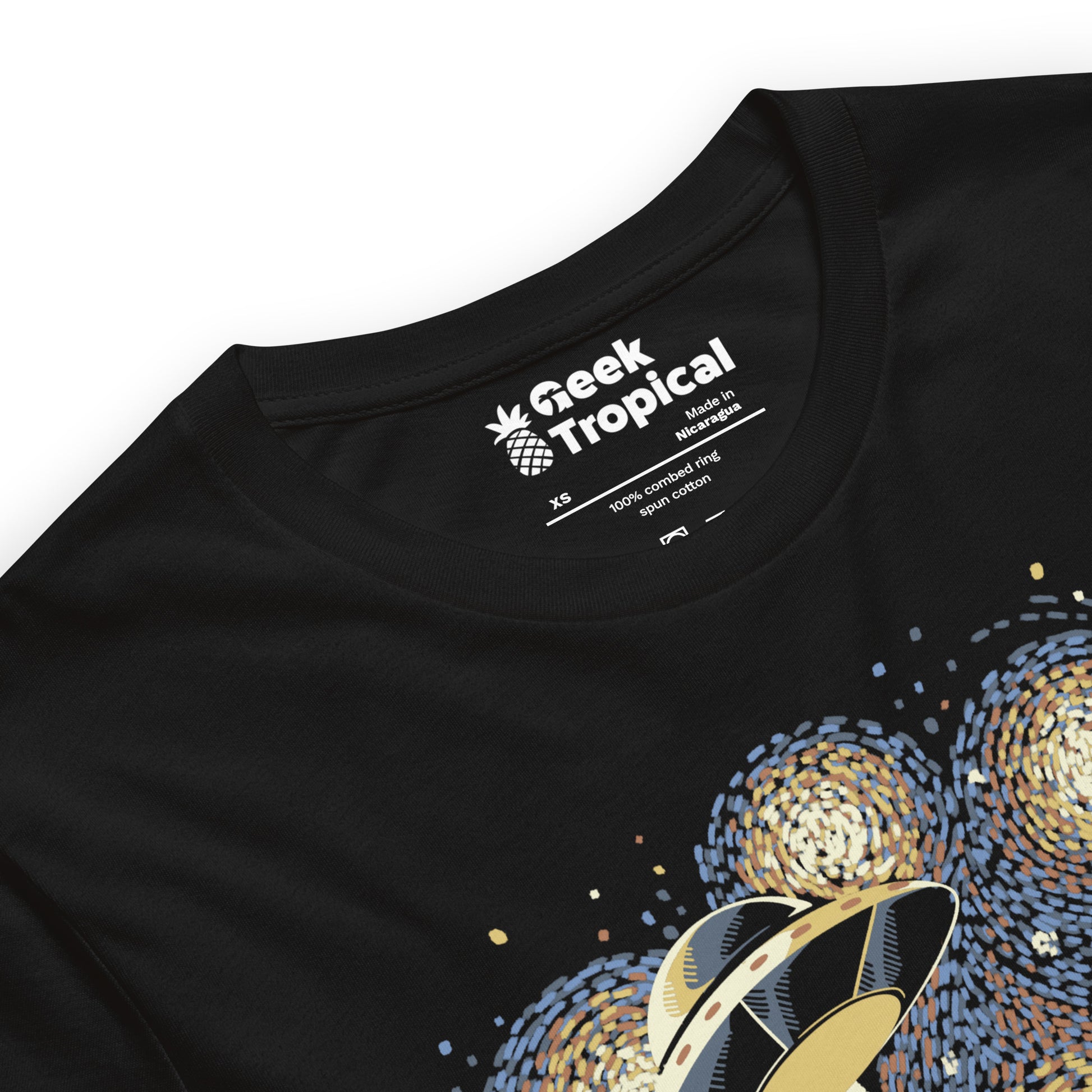 Alien Invasion Cat Scream T-Shirt Geek Nerd Advertise to Meta Animal Patterns Design by Tobe Fonseca