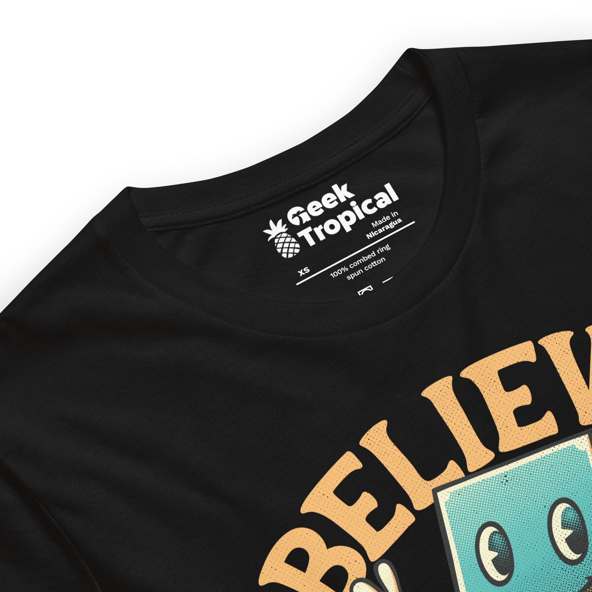 Believe In Your Shelf T-Shirt Geek Nerd Advertise to Meta Book Prints Design by Tobe Fonseca