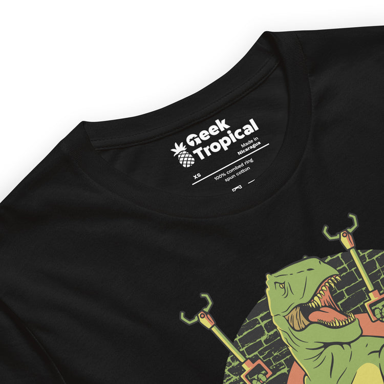 Become Ungovernable Funny Dinosaur T-Shirt Geek Nerd Advertise to Meta Animal Patterns Design by Tobe Fonseca