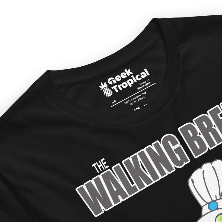 The Walking Bread T-Shirt Geek Nerd Advertise to Meta Fantasy Prints FLOW DESC WRITING
