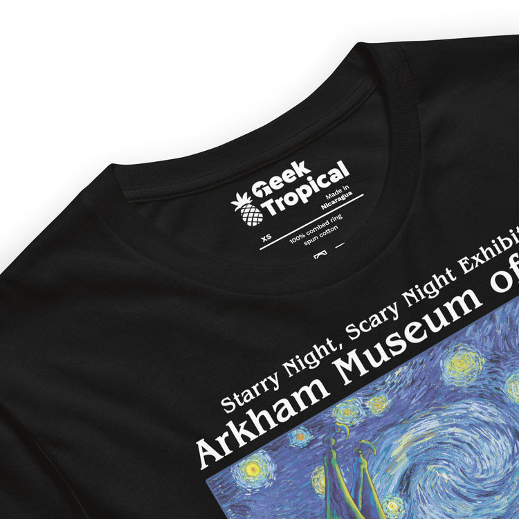Starry Night Cthulhu T-Shirt Geek Nerd Advertise to Meta dnd & rpg print Fantasy Prints