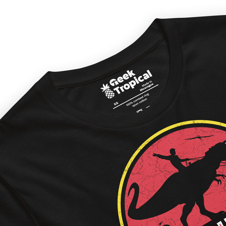 Where Is My Dinosaur T-Shirt Geek Nerd Advertise to Meta dinosaur print FLOW DESC WRITING