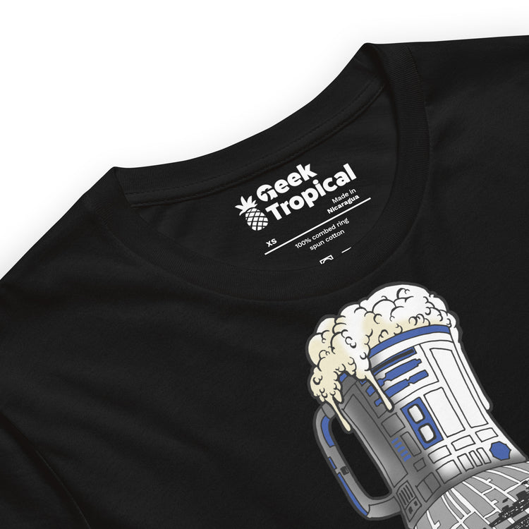 May the Froth Be With You T-Shirt Geek Nerd Advertise to Meta Fantasy Prints FLOW DESC WRITING
